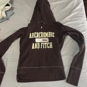 abercrombie and finch brown sweater vintage